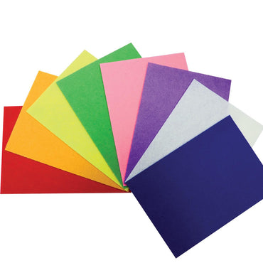 10 Pack Assorted A4 Felt Fabric Sheets for Arts and Crafts - ZYBUX